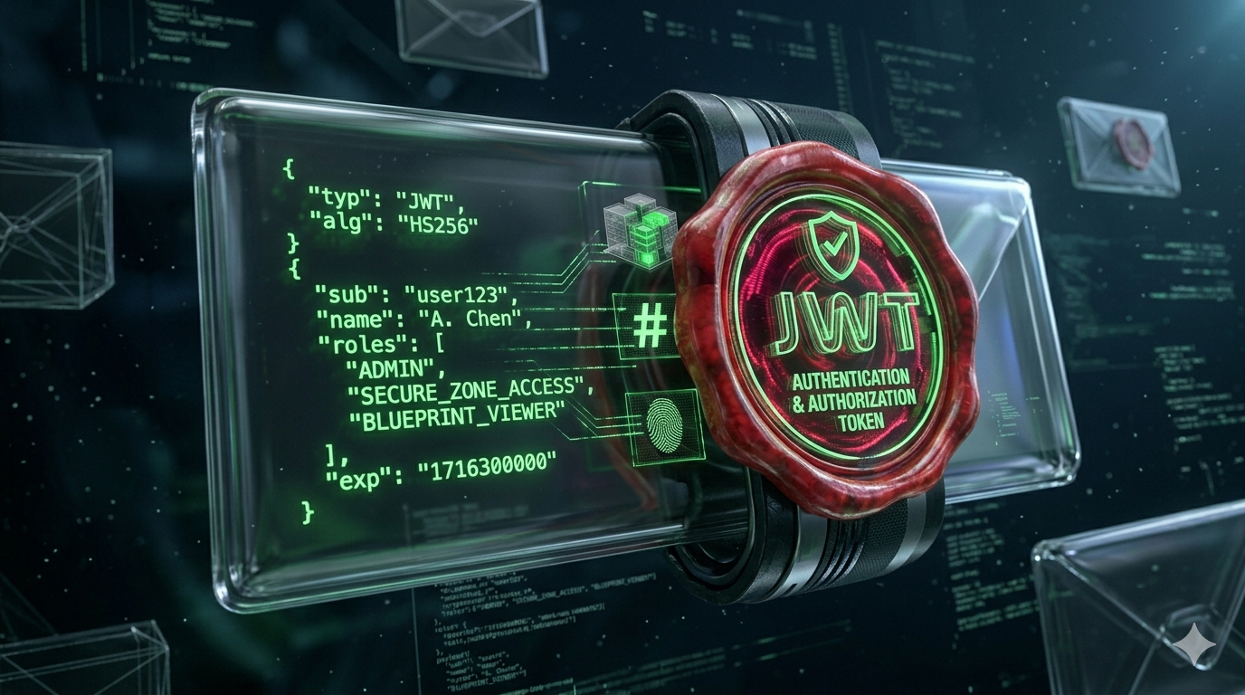 JWT token exchange process flow
